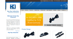 Desktop Screenshot of kkichains.com