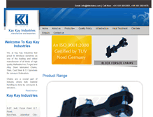 Tablet Screenshot of kkichains.com